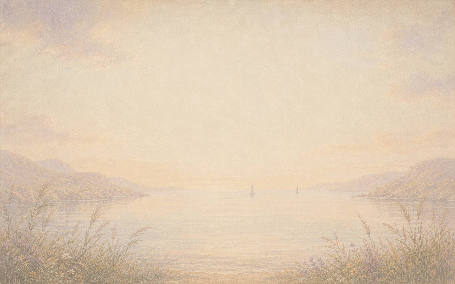 Dawn over a quiet bay